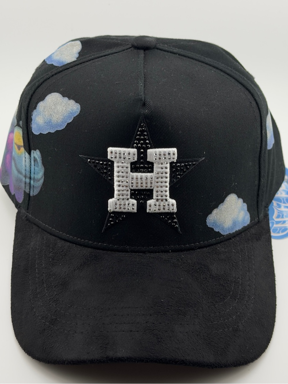 Hat Días Nublados Embellished 'H' Star Baseball Cap with Cloud Accents